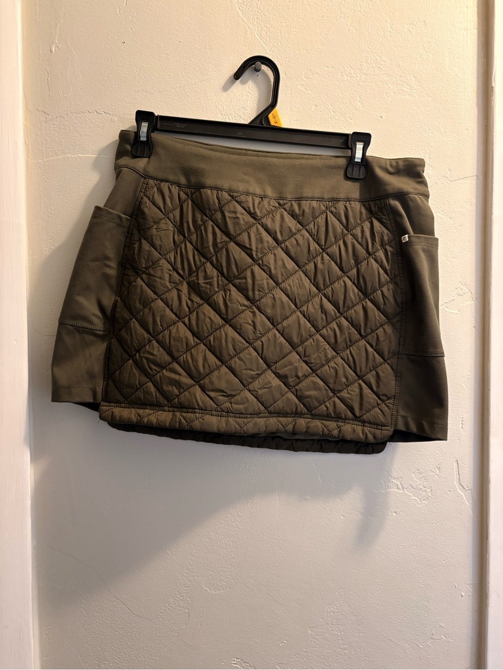 Quilted Olive Green Skirt